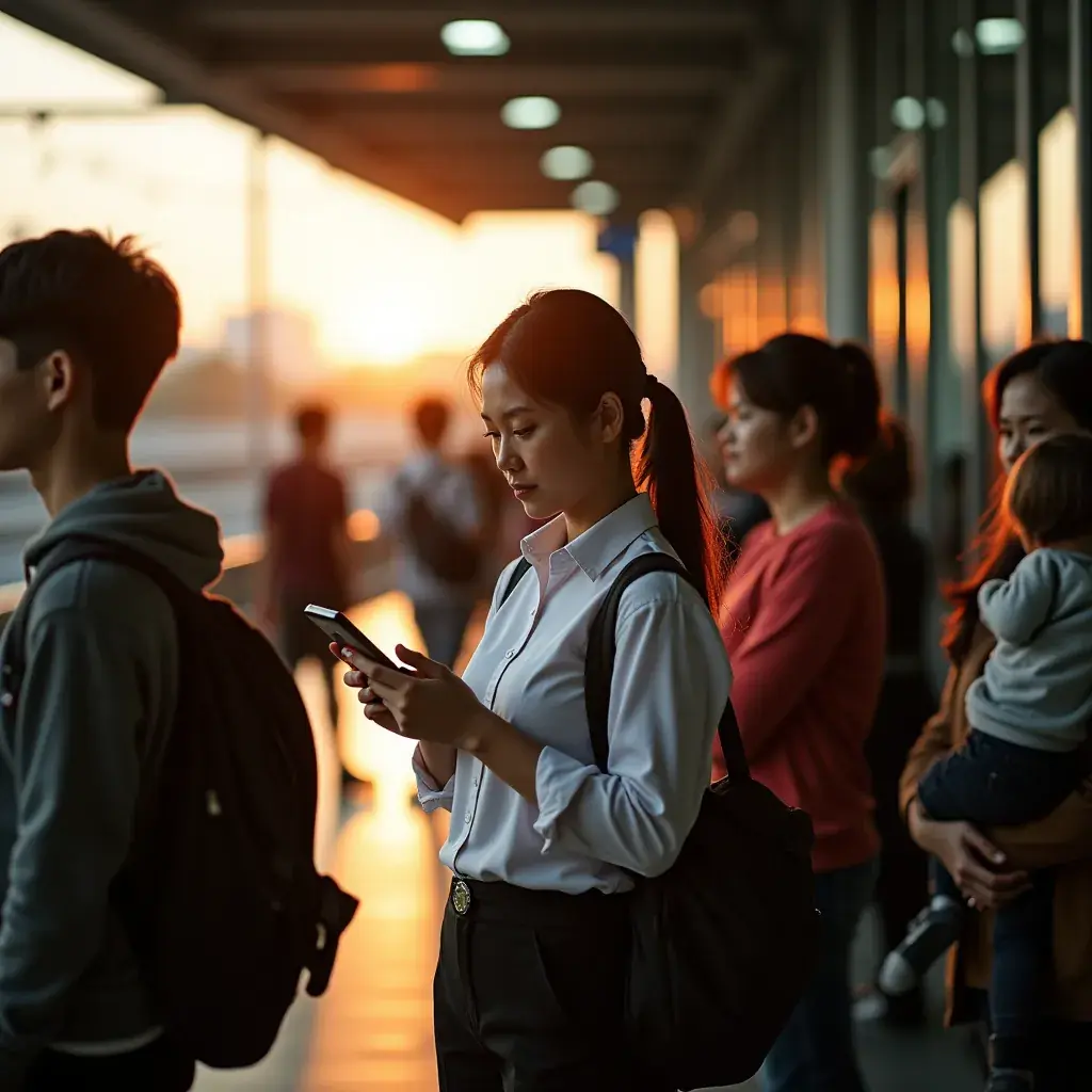 Modern office workspace